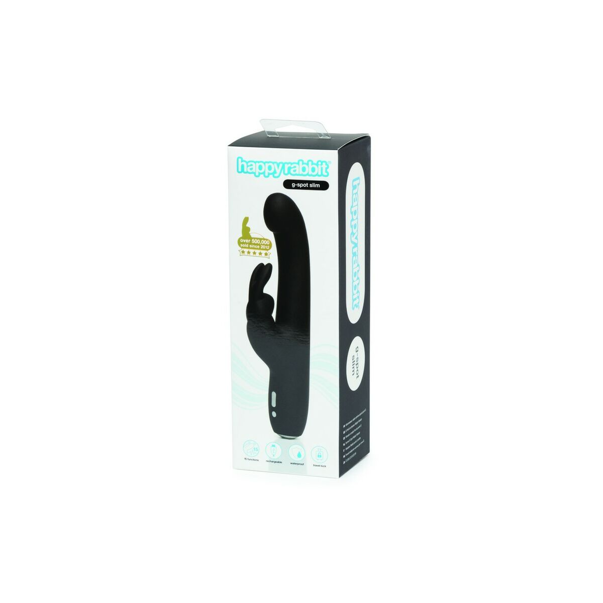 Rabbit Vibrator Happy Rabbit G-Spot Schwarz